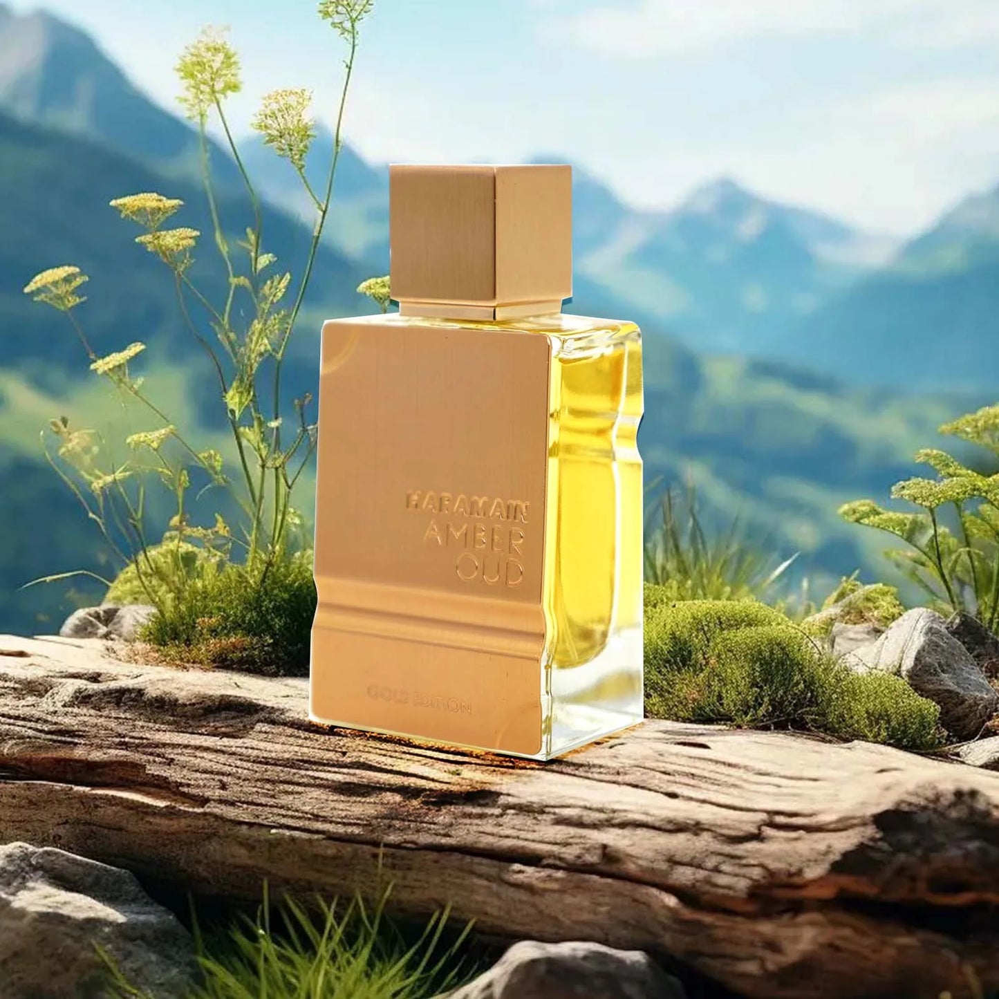 Al Haramain Gold EDP 2.0oz Cologne Amber Scent for Men With Women Luxury Long-Lasting Fragrance, Ideal Xmas & Anniversary Gifts