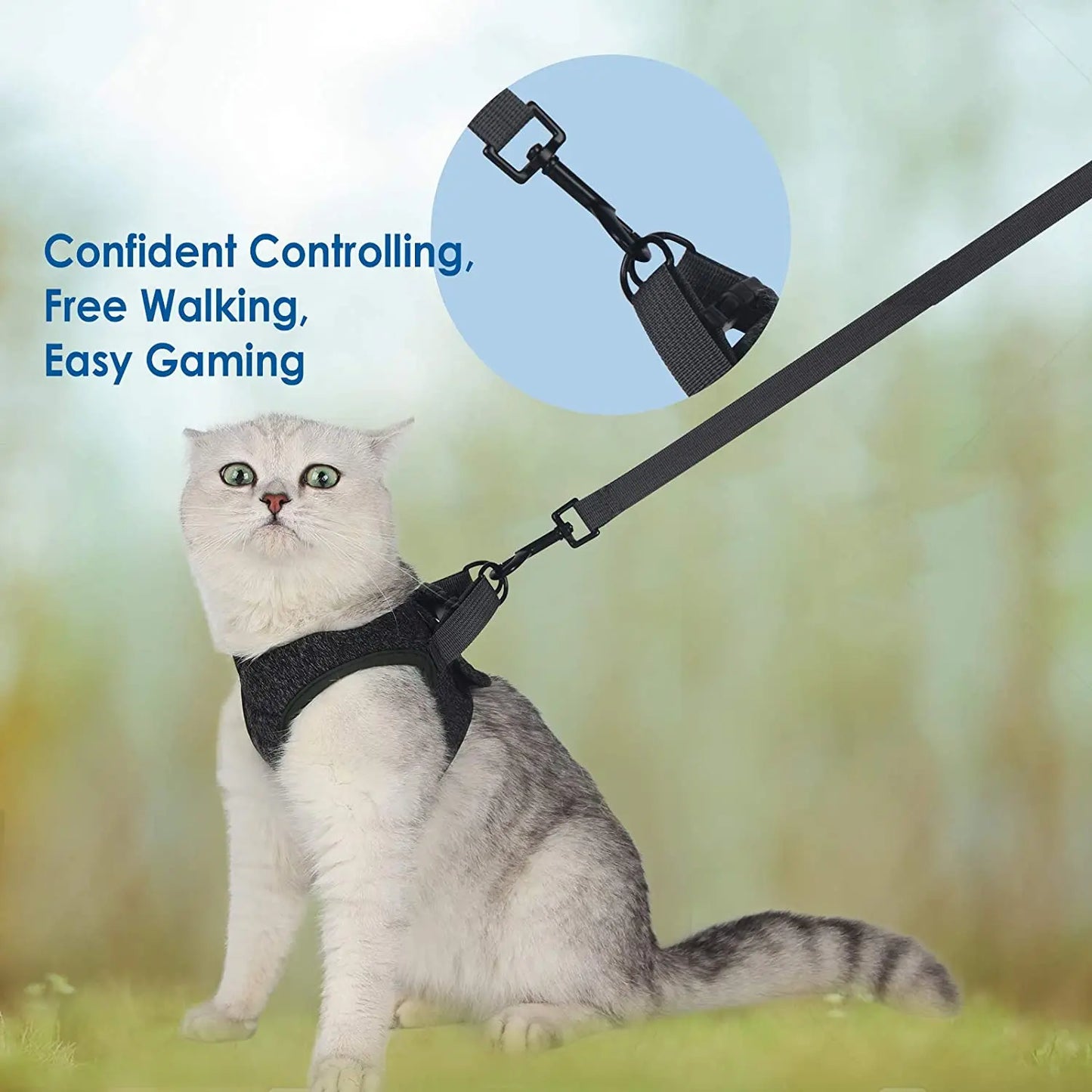 Adjustable Anti-Escape Cat Harness