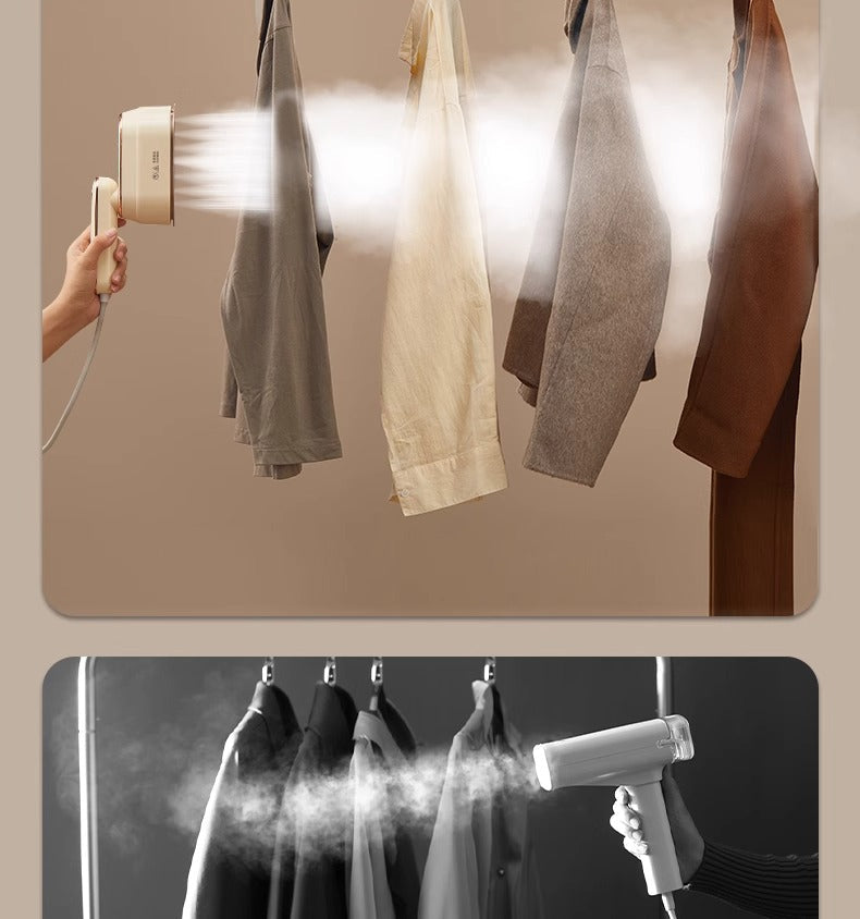 Ox Handheld Garment Steamer Pressing Machines For Home Small Steam and Dry Iron Portable Folding Ironing Clothes Handy Gadget