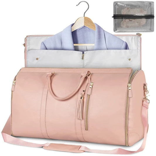 Foldable Women's Outdoor Gym Bag Overnight Luggage Bag