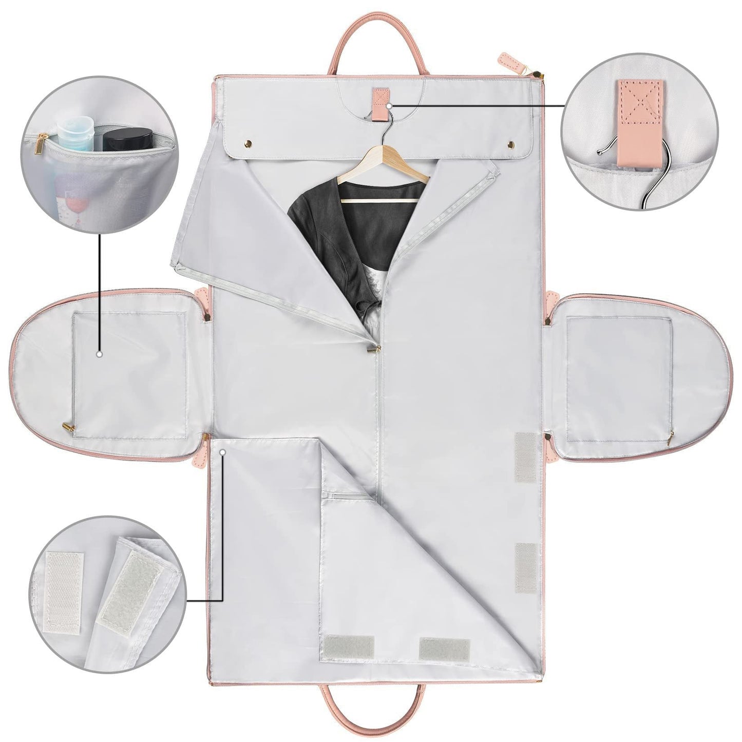 Women's Cosmetics Bag Portable Folding Travel Bag