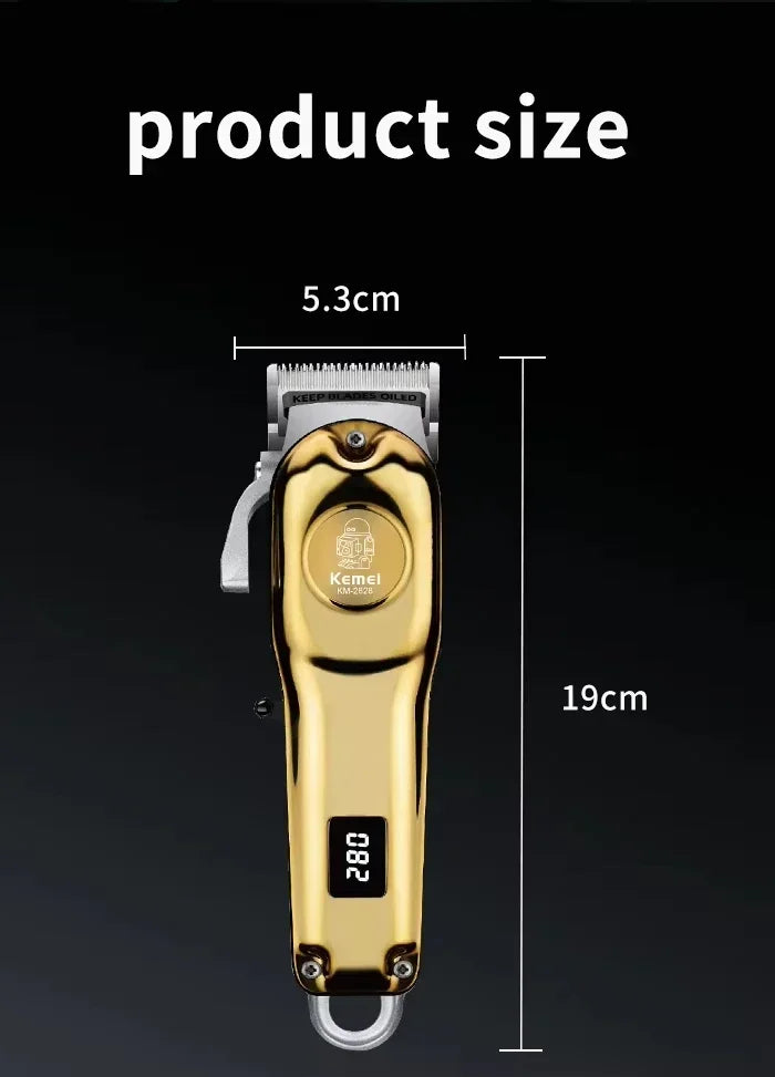 Kemei KM-2628 KM-678 KM-2024 Professional Electric Hair Clippers Beard Clipper Rechargeable Men's Shaver Hair Trimmer Kit Men