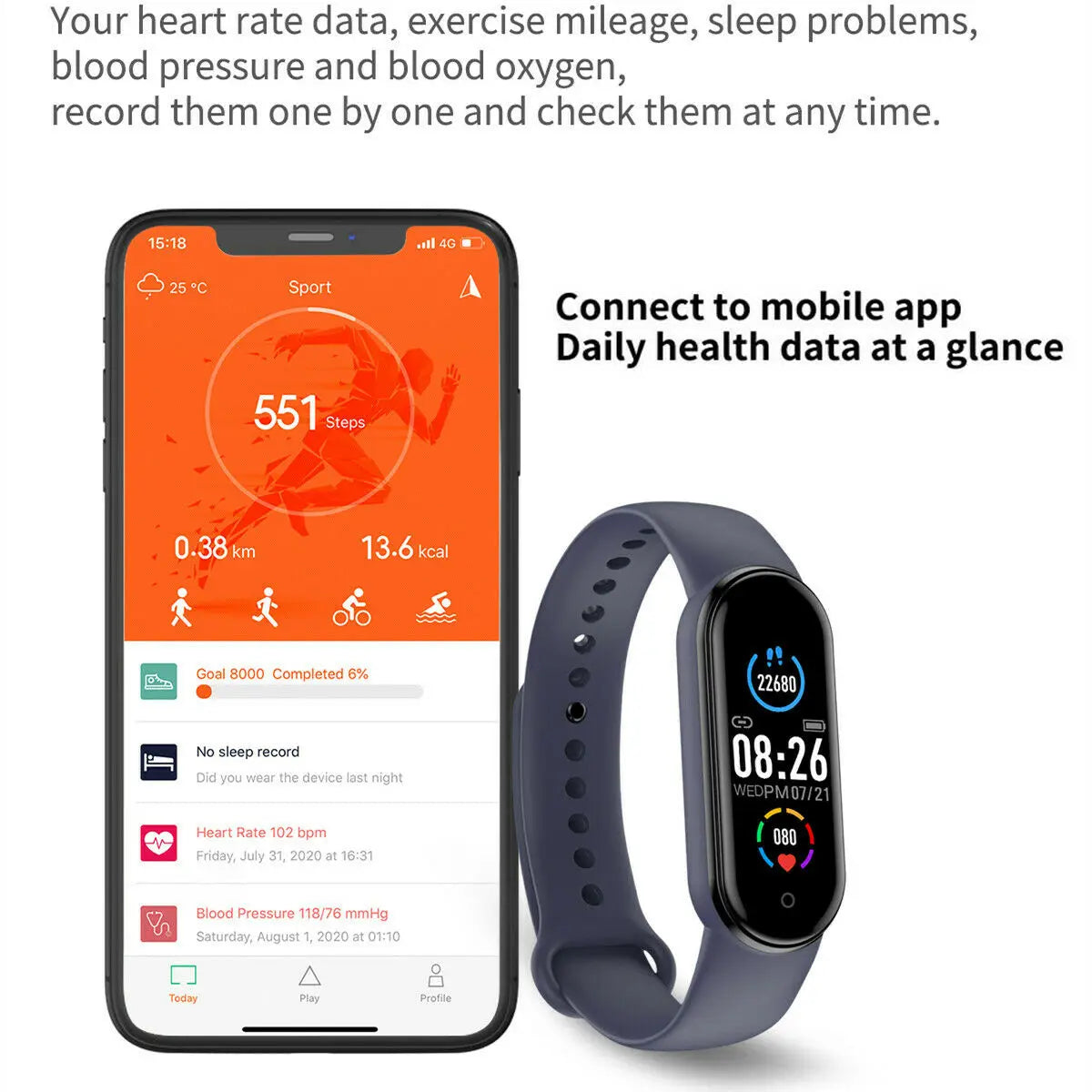 Smartwatch Movement Watch Step Bluetooth Synchronous Phone Information Smartwatch For Men And Women Students