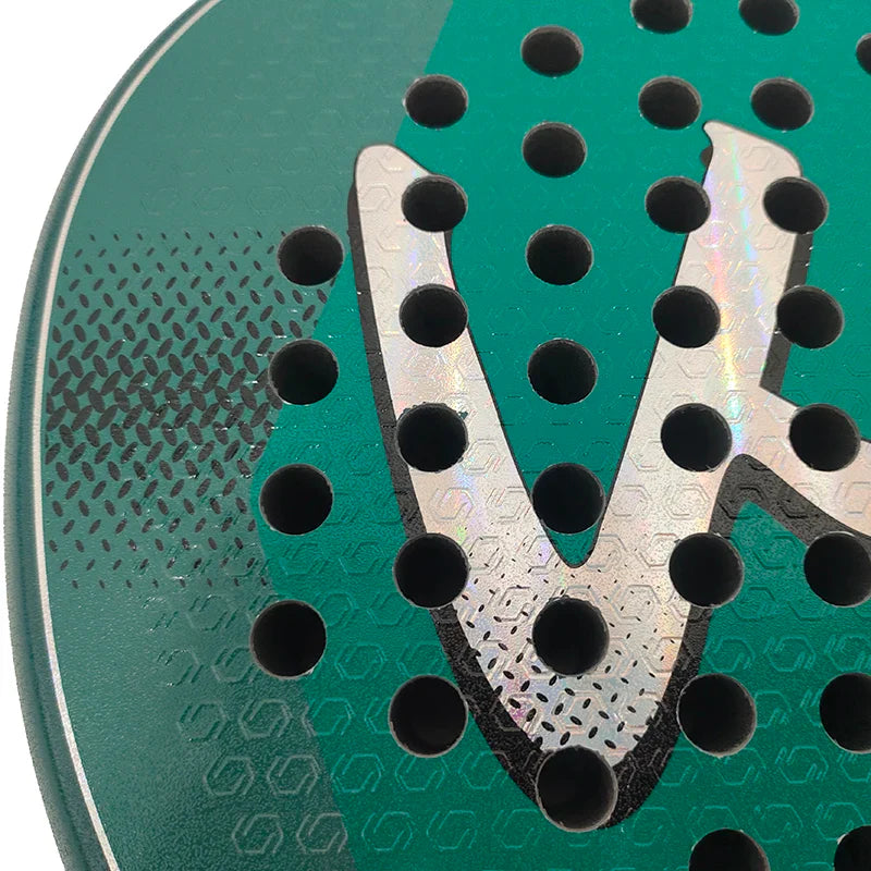 100% Carbon Fiber Padel Racket with EVA Memory Foam Core