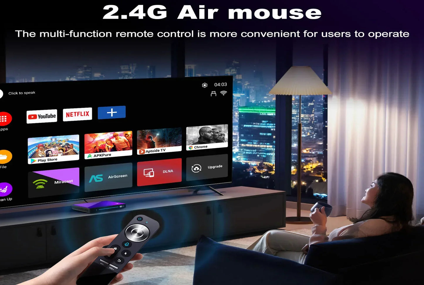 H96 Max M9 TV BOX Android 14.0 8-core CPU 6TOPS NPU AI Smart TV Box 8k Ultra HD Output 1000M/LAN AV1 SPIDF SOUND Set Top Box