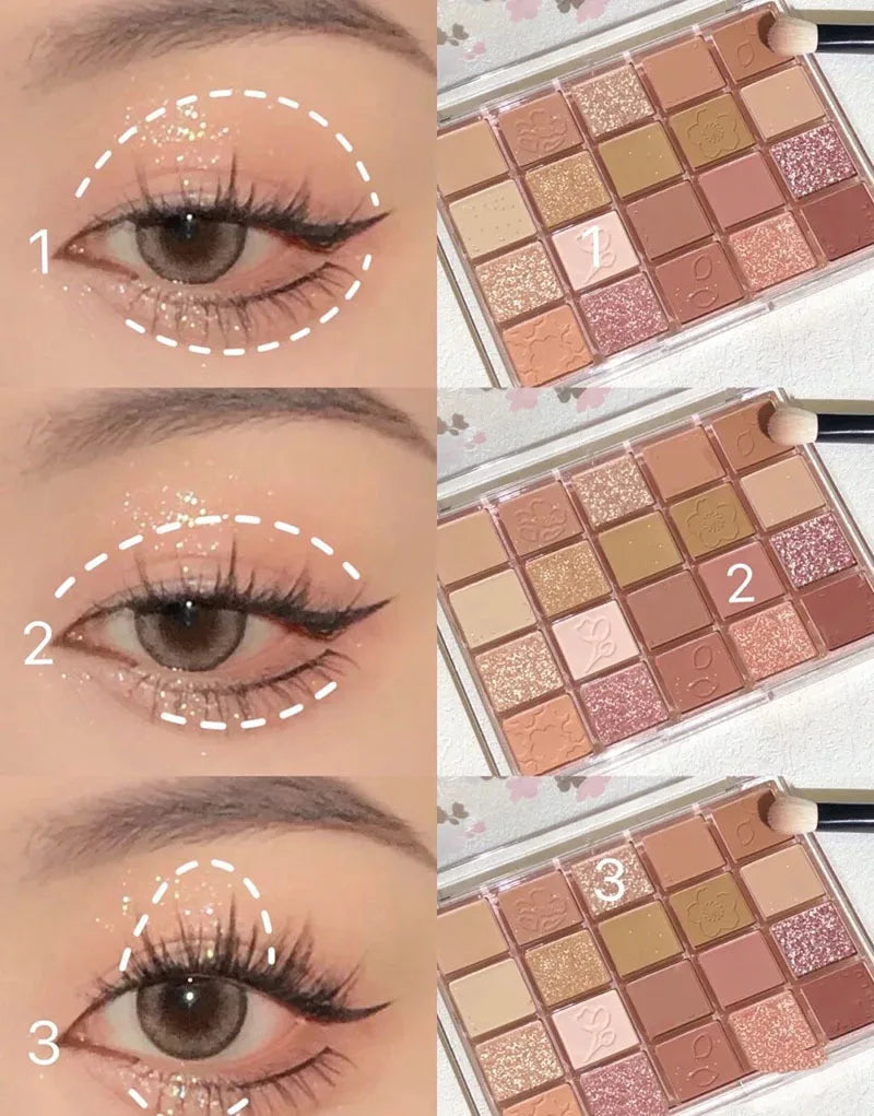 20-Color Matte Eyeshadow Palette