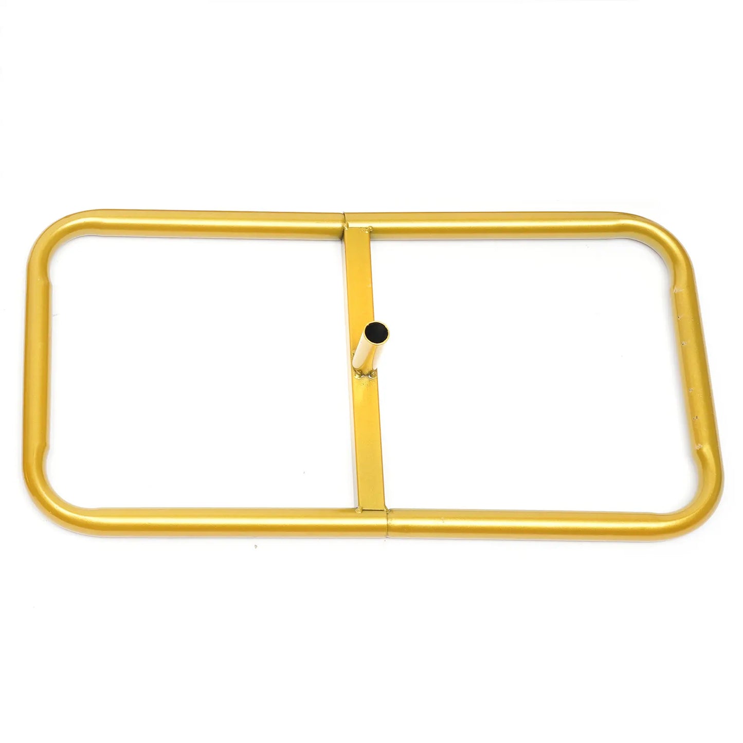 2*2.1M Gold Wedding Arch Door Square Metal Flower Rack with Bases Background Decorative Frame for Wedding Party
