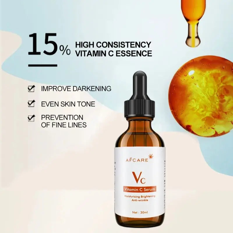 30ML Afcare Vitamin C Face Serum Hyaluronic Acid Face Essence Beauty Health Skincare Products