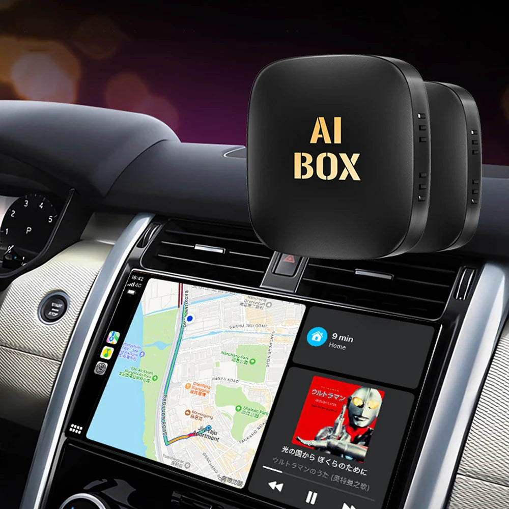 2024 Smart Mini Ai Box 2+32GB Android 13 Support Netflix YouTube Wireless CarPly Suitable for 99% of cars with wired Carplay