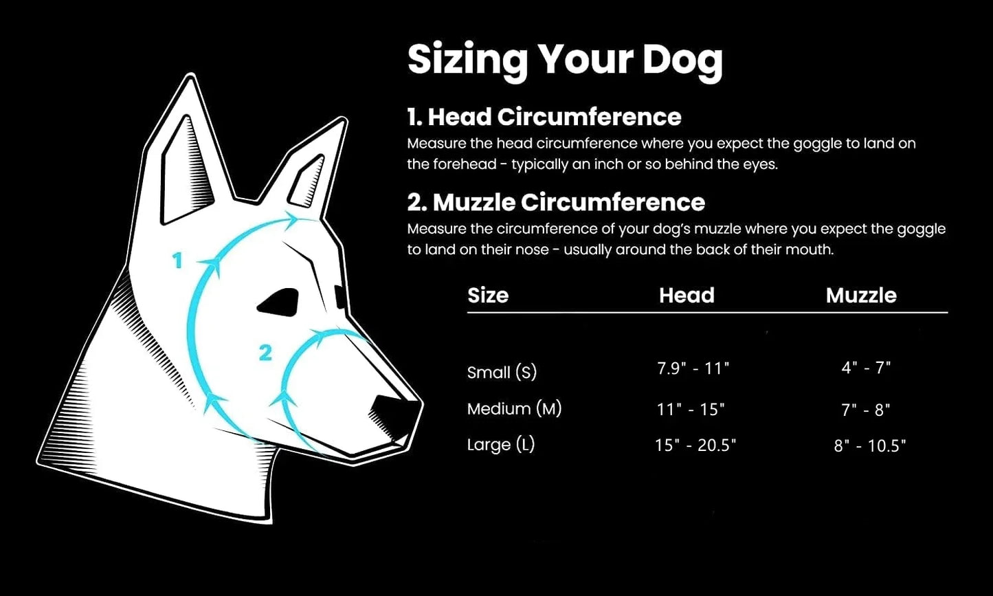 Adjustable Anti-UV Dog Goggles