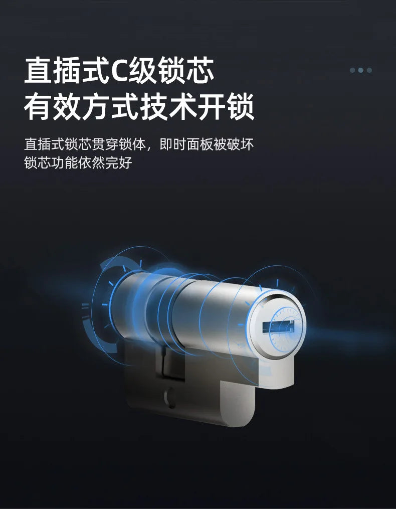 TTlock Hotel Lock Smart Door Lock Password Electronic Door Lock IC Card NFC APP Remote Unlock Homestay Apartment Password Locks