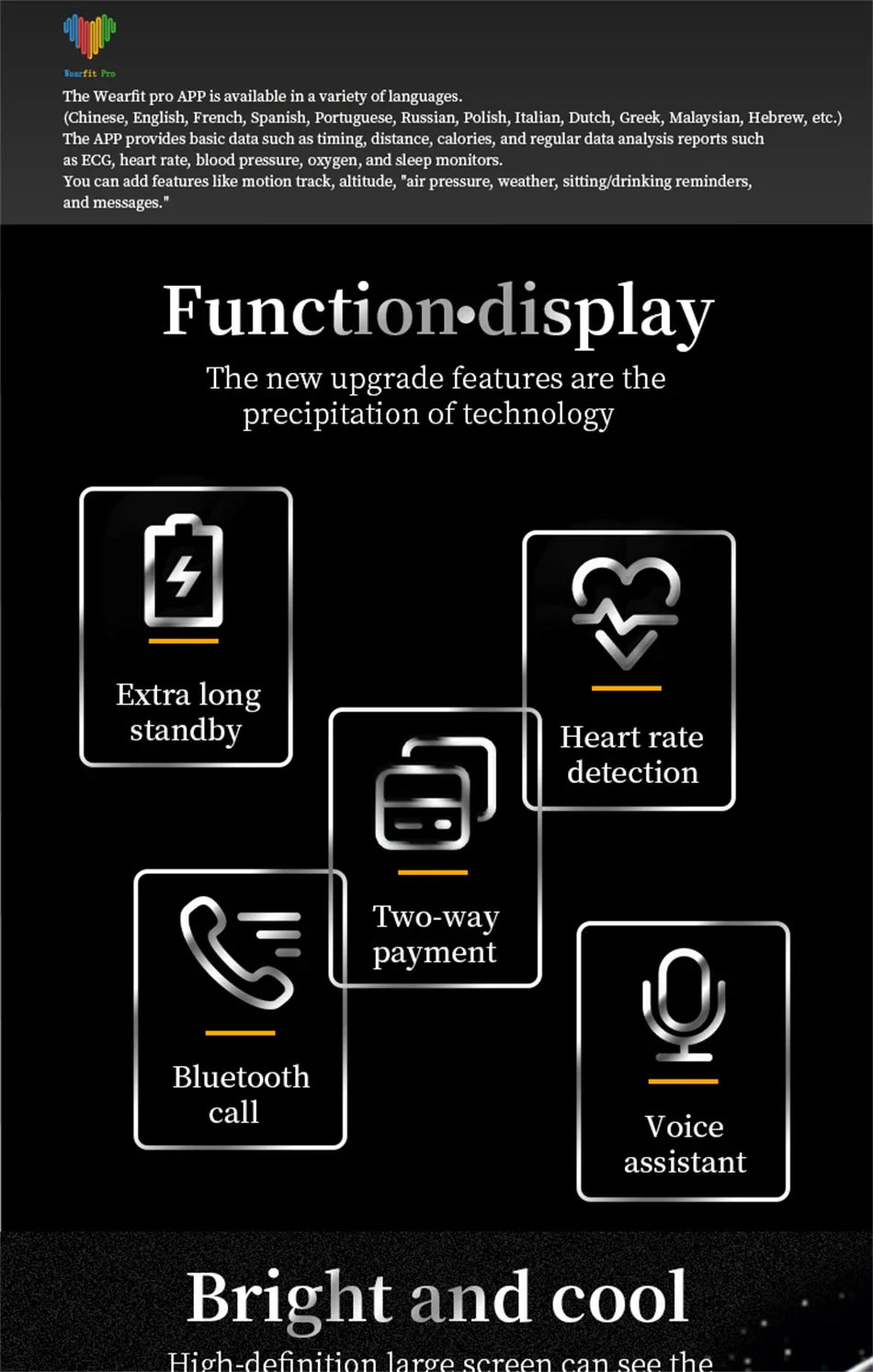 Ola Esporte For GT3 Pro Smart Watch Men 390*390 HD Screen Heart Rate Bluetooth Calls IP67 Waterproof Sport SmartWatch DIY Faces
