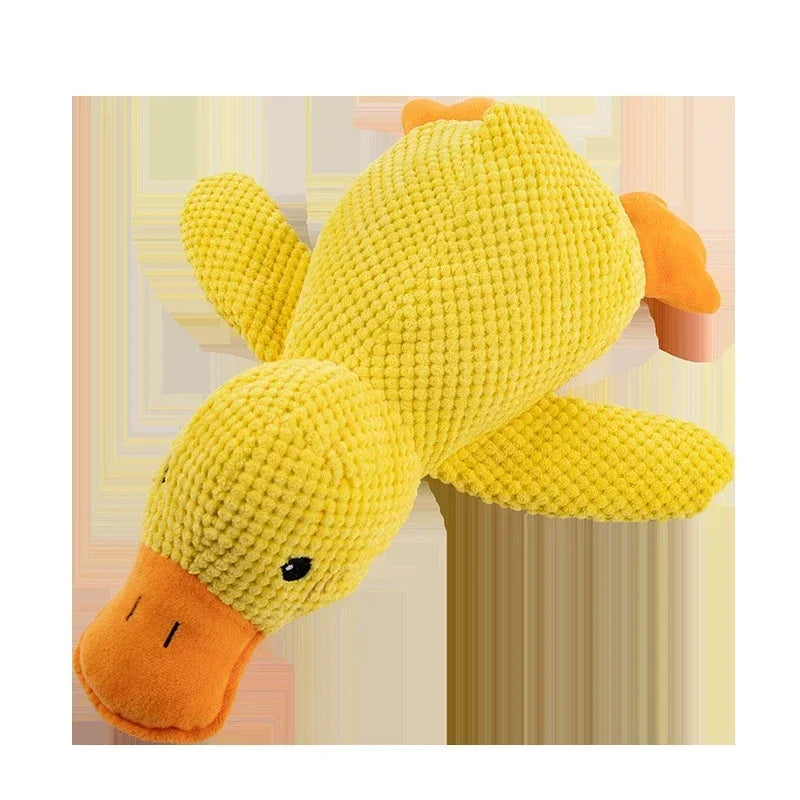 Dog Toy Stomping Duck Bite Resistant Grinding Teeth Cleaning Large Dog Interactive Entertainment Puppy Boredom Pets Plush Toy