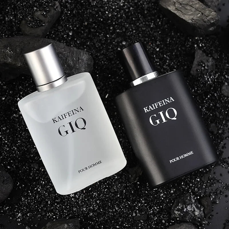 50ML Men Perfume Aquatic Aromatic Eau de Parfum, Lime Marine Musk Fresh Ocean Fragrance Spray for Men