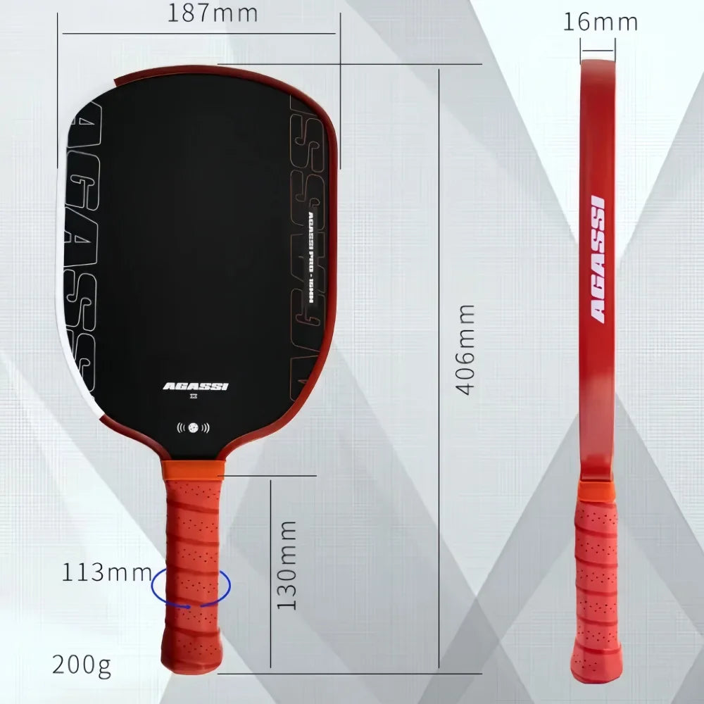 2025 Agassi Pro Carbon Fiber Paddle