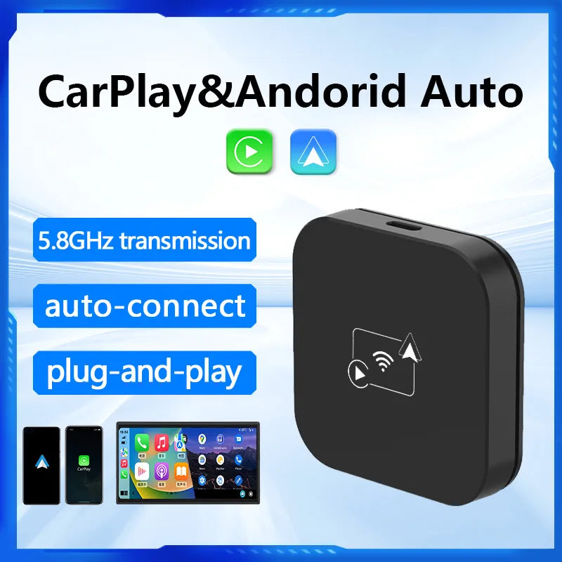 2024 Smart Mini Ai Box 2+32GB Android 13 Support Netflix YouTube Wireless CarPly Suitable for 99% of cars with wired Carplay