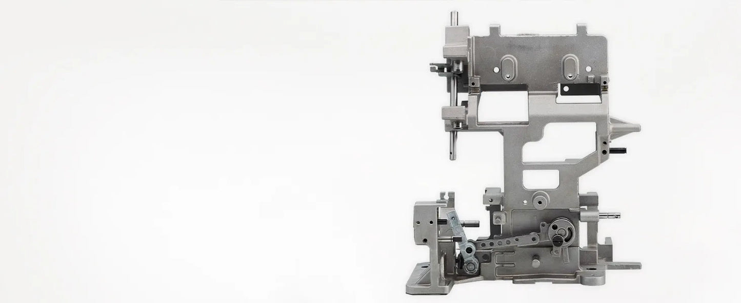 1034D, Heavy-Duty Metal Frame Overlock Machine,1,300 Stitches Per Minute, Removeable Trim Trap, 3 Included Accessory Feet, White