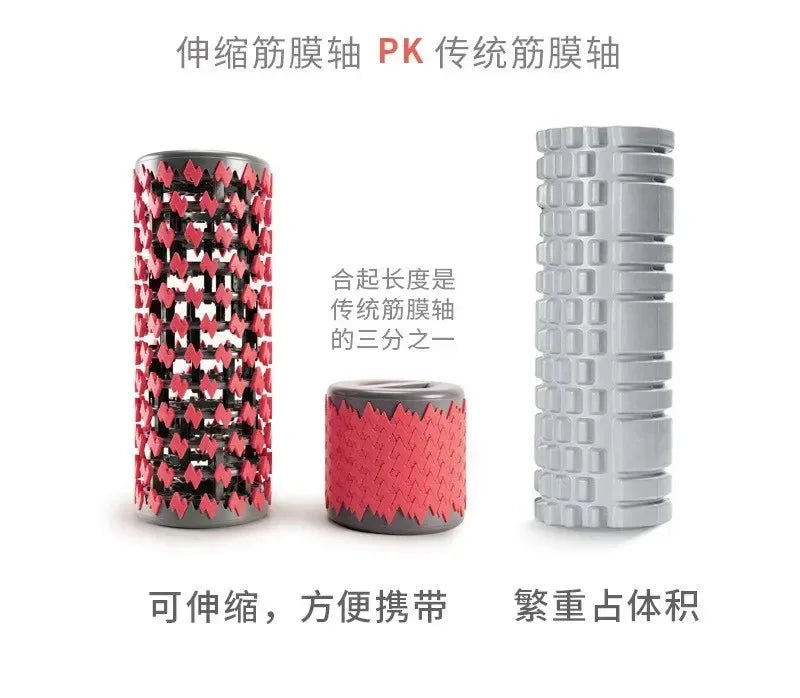 Adjustable Yoga Column Telescopic Foam Roller For Female Household Fitness Portable Muscle Relaxation Accessories