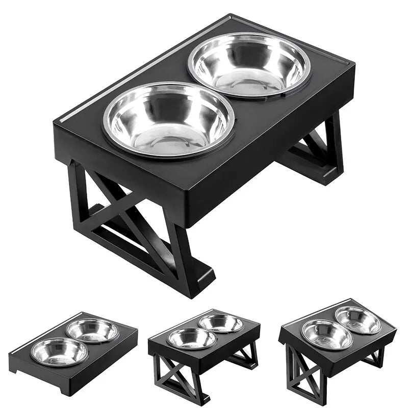 Adjustable Elevated Dog Feeder Bowl