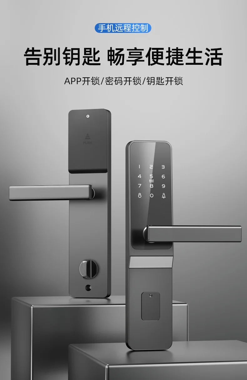 TTlock Hotel Lock Smart Door Lock Password Electronic Door Lock IC Card NFC APP Remote Unlock Homestay Apartment Password Locks