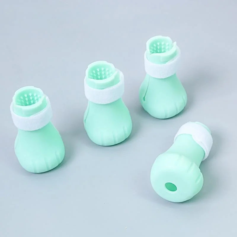 Adjustable Silicone Cat Foot Shoes