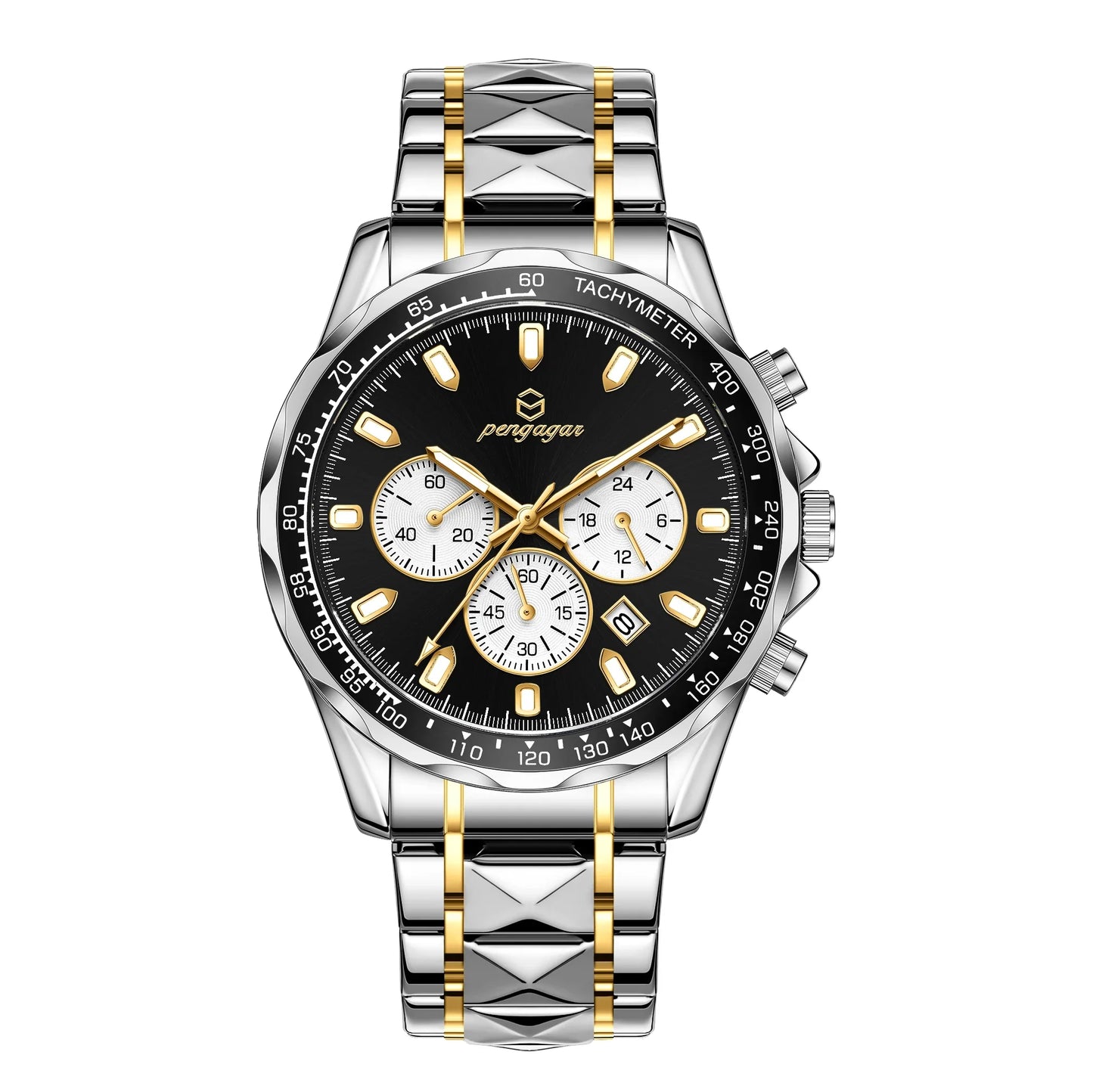 2025 New Luxury Men Quartz Watch Waterproof Date Week Luminous Wristwatch Stainless Steel Men's Watches Male Clock Sports Reloj