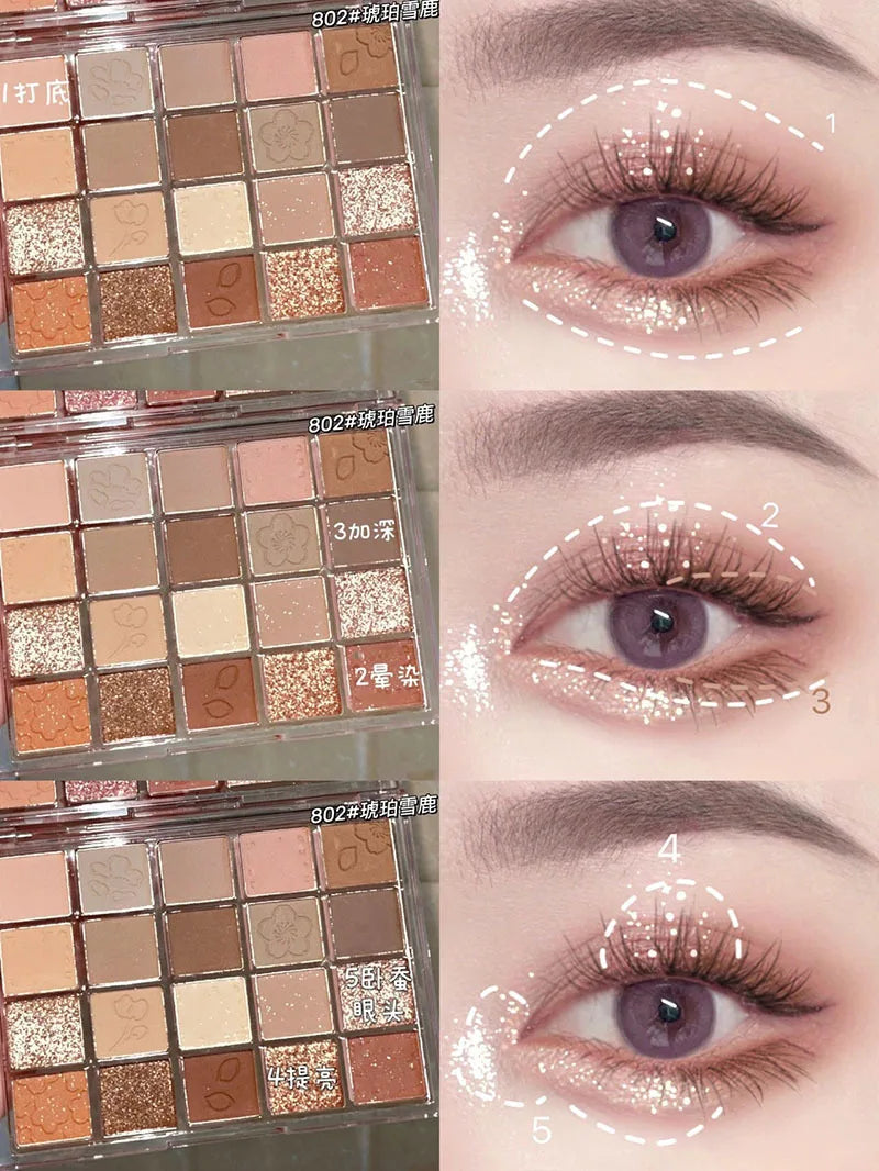 20-Color Matte Eyeshadow Palette