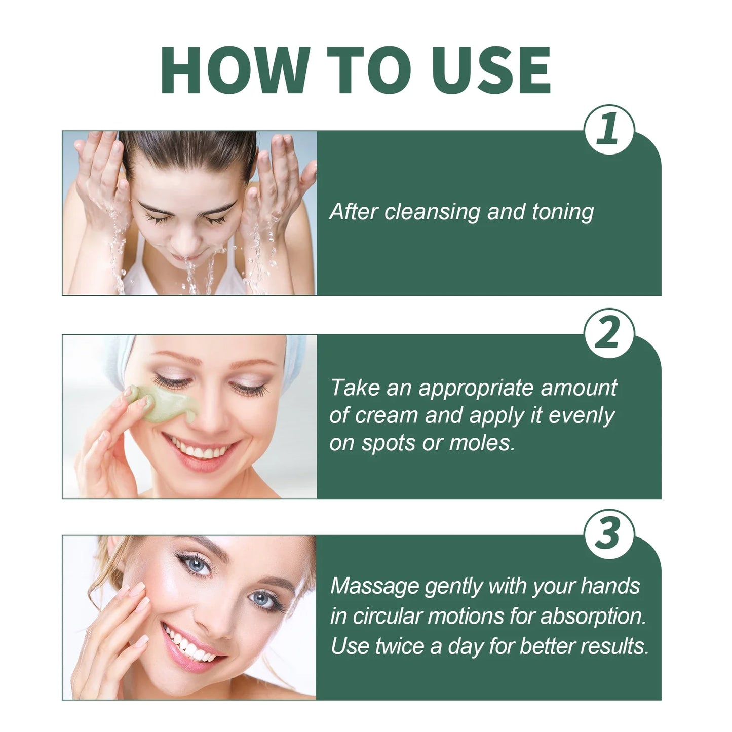 EELHOE Face Spot Remover Cream Moisturizing Brightening Skin Melasma Lightening Acne Marks Treatment Soothing Facial Skin Care