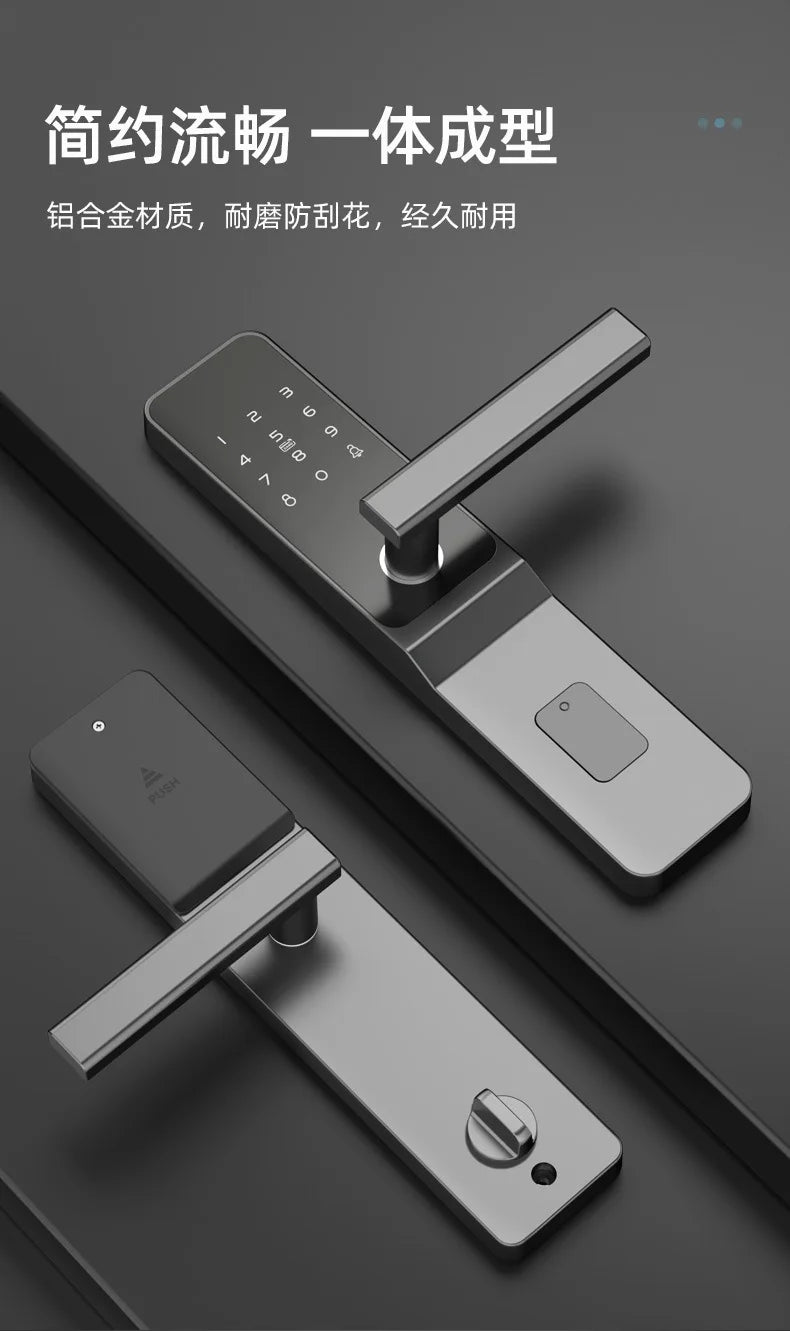 TTlock Hotel Lock Smart Door Lock Password Electronic Door Lock IC Card NFC APP Remote Unlock Homestay Apartment Password Locks
