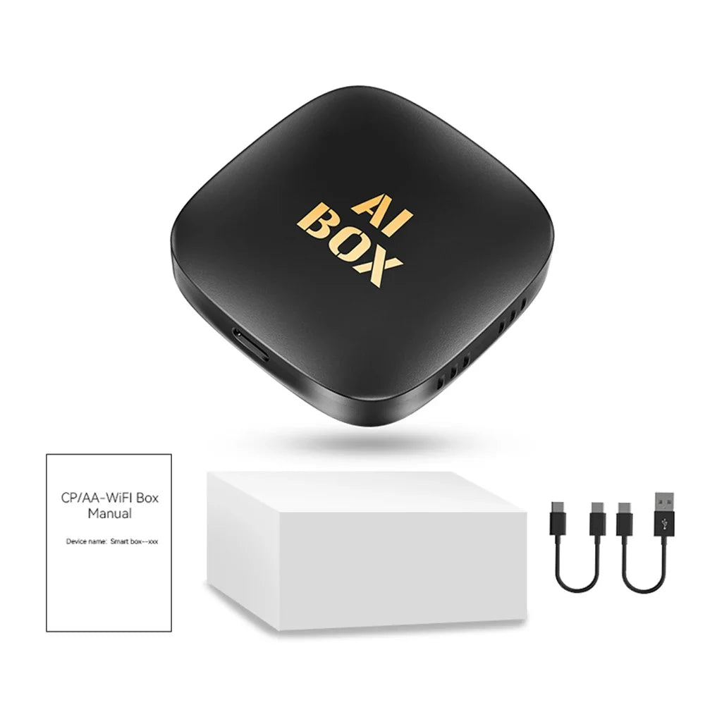 2024 Smart Mini Ai Box 2+32GB Android 13 Support Netflix YouTube Wireless CarPly Suitable for 99% of cars with wired Carplay