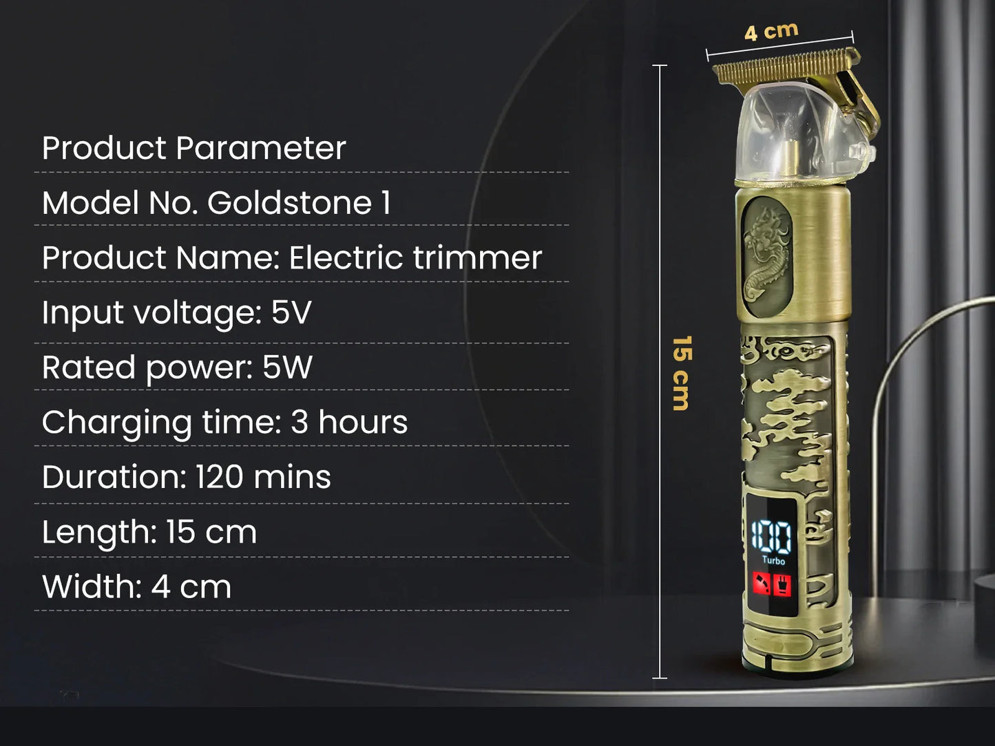 Sejoy Hair Clippers for Men Professional Cordless Barber Clippers for Hair Cutting Machine Rechargeable Beard Trimmer