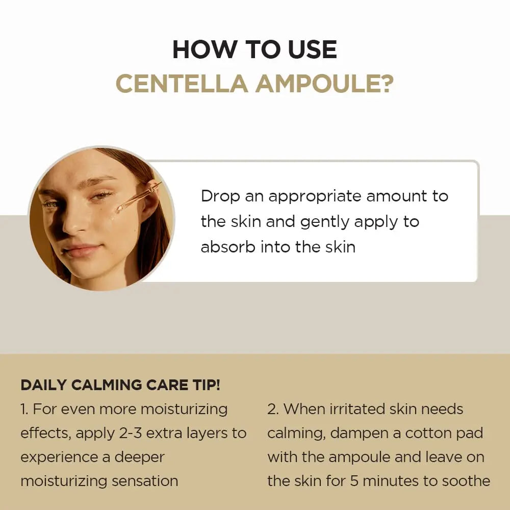 100ML Original SKIN1004 Magasca Centella Ampere Facial Essence Moisturizes Moisturizes Sooths Calms Sensitive Skin