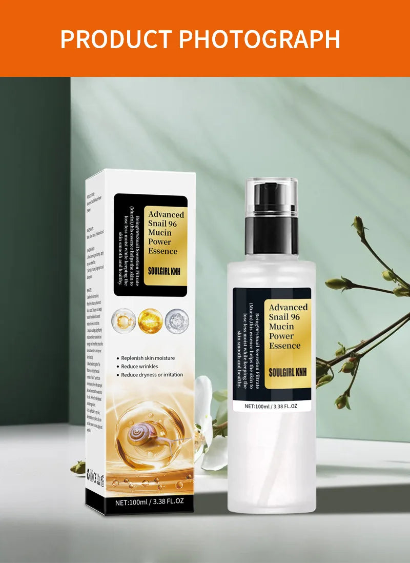 Collagen Snail Mucin 92% Repair Face Cream Repairing Lift Firm Anti-aging Fade Fine Lines Acne Treatment Brightening Skin Care