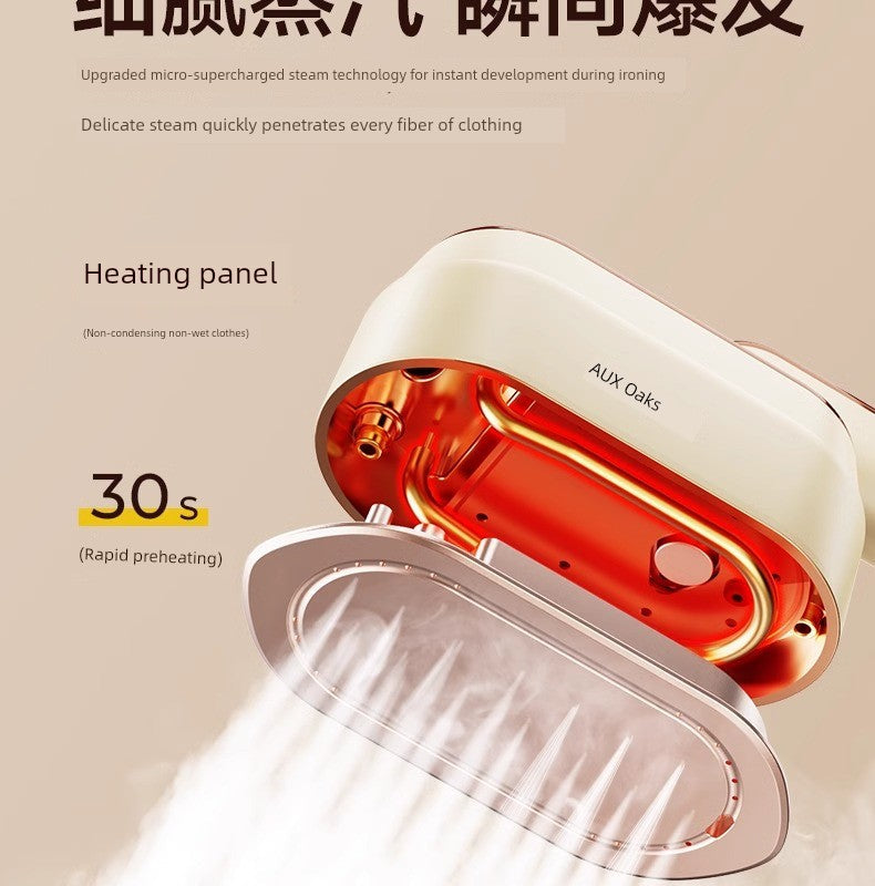 Ox Handheld Garment Steamer Pressing Machines For Home Small Steam and Dry Iron Portable Folding Ironing Clothes Handy Gadget