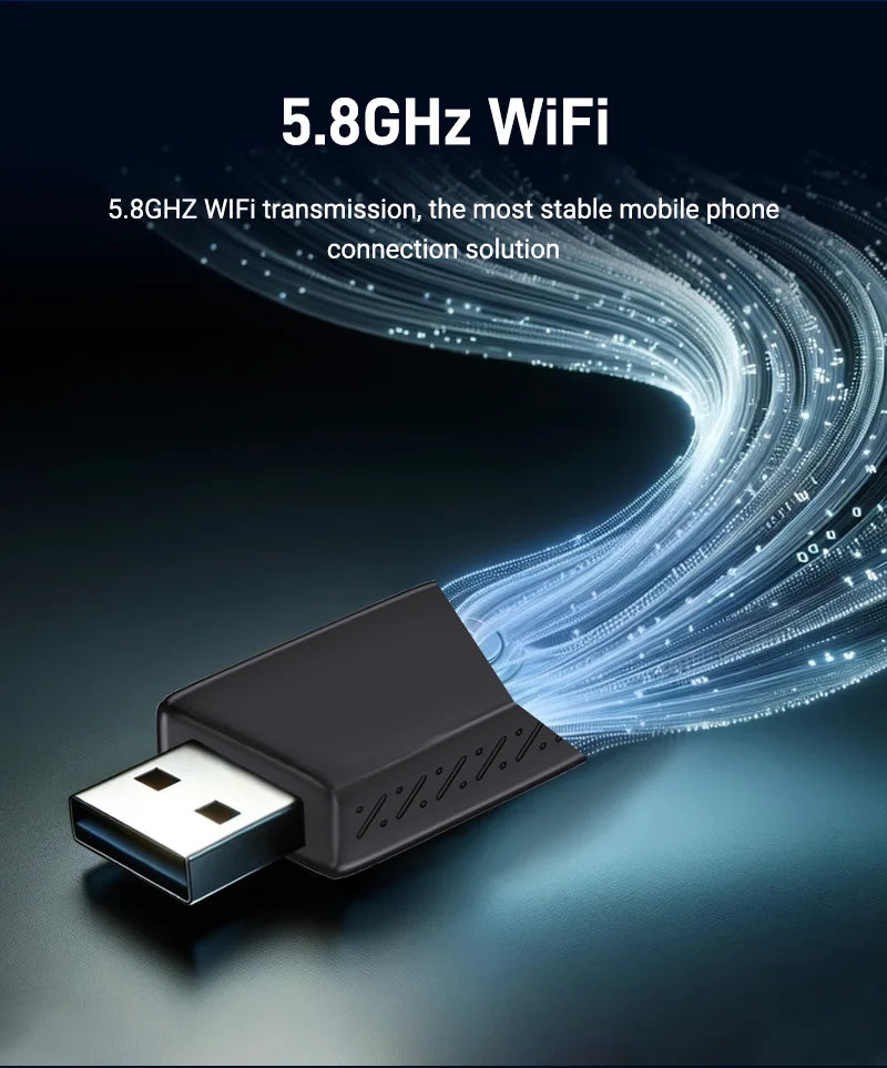 2025 NEW Wireless Carplay Adapter Android Auto 2in1 Smart Mini Box WIFI BT Auto Connect For Toyota Volvo Benz MG Kia MAZDA FORD