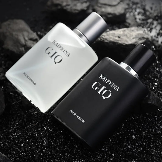 50ML Men Perfume Aquatic Aromatic Eau de Parfum, Lime Marine Musk Fresh Ocean Fragrance Spray for Men