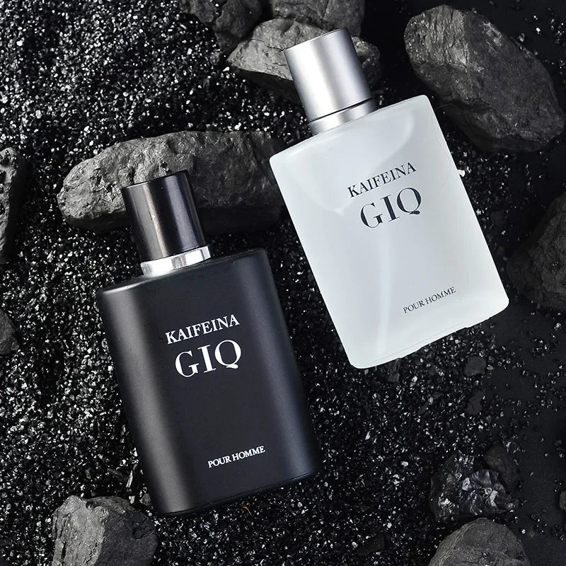 50ML Men Perfume Aquatic Aromatic Eau de Parfum, Lime Marine Musk Fresh Ocean Fragrance Spray for Men