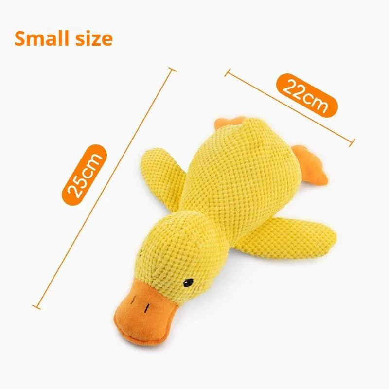 Dog Toy Stomping Duck Bite Resistant Grinding Teeth Cleaning Large Dog Interactive Entertainment Puppy Boredom Pets Plush Toy