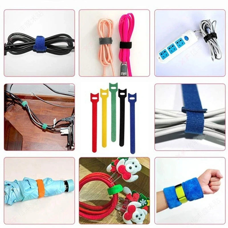 Kerokuru Cable Organizer Cable Management Cable Winder Tape Protector for wire Ties Phone Accessories organizador cables