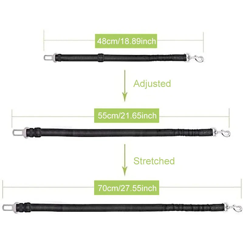Adjustable Nylon Dog Seat Belt