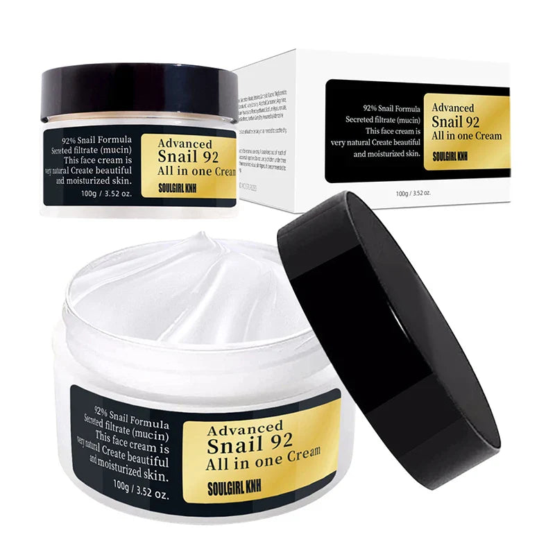 Collagen Snail Mucin 92% Repair Face Cream Repairing Lift Firm Anti-aging Fade Fine Lines Acne Treatment Brightening Skin Care