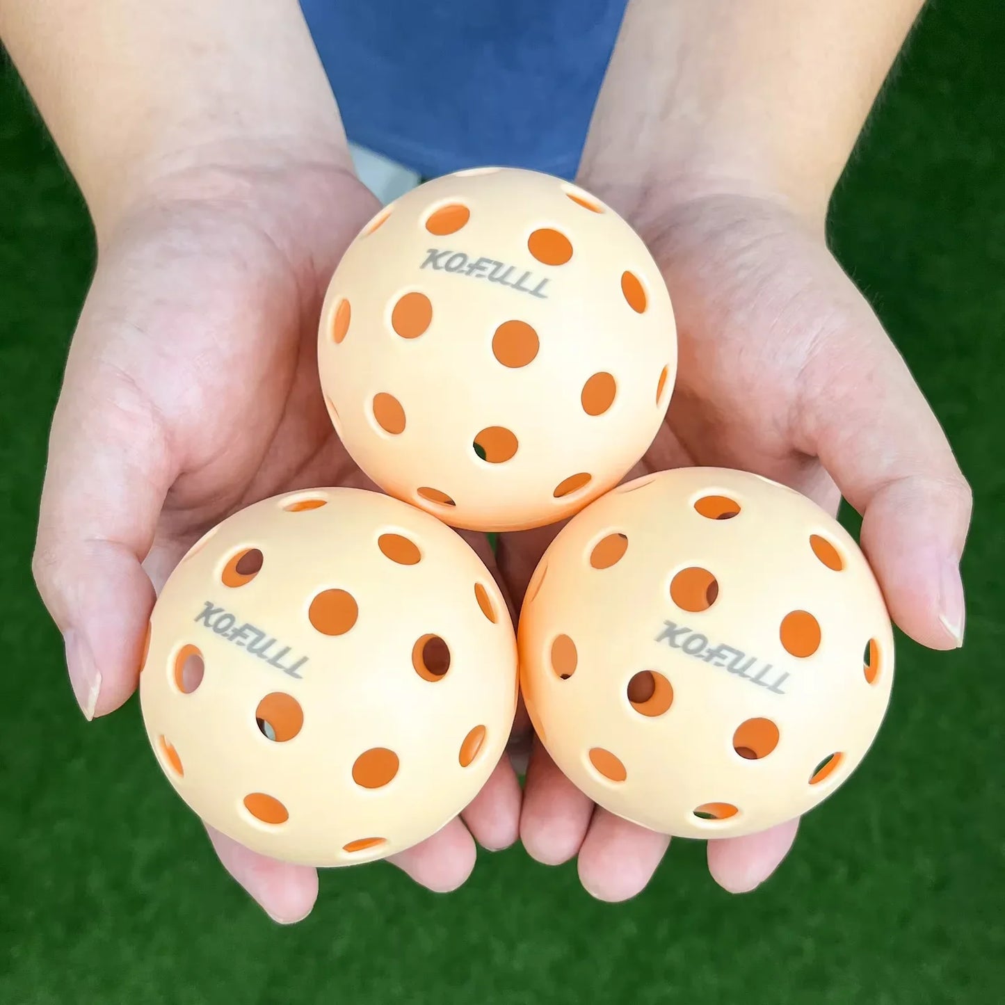 3-Pack 74MM Outdoor Pickleball Balls