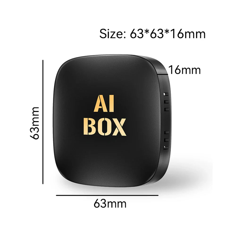 2024 Smart Mini Ai Box 2+32GB Android 13 Support Netflix YouTube Wireless CarPly Suitable for 99% of cars with wired Carplay