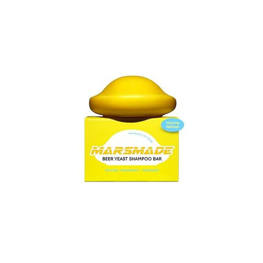 Beer Yeast Shampoo Bar 2.0 - Hydrating & Moisturizing Natural Hair Soap Bar Shampoo for Hair Volume & Scalp Nourishment - Bathing Soap Solid Shampoo for All Hair Types (120g, 4.23oz)