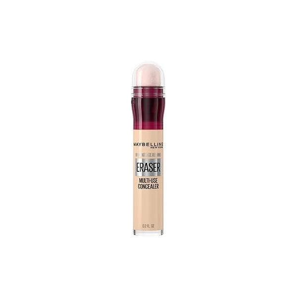 Maybelline Instant Age Rewind Eraser Dark Circles Treatment Multi-Use Concealer, 100, 1 Count (Packaging May Vary)